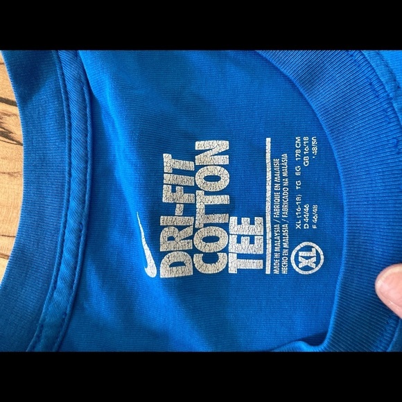 Nike tee shirt size XL boys blue green - Picture 5 of 5